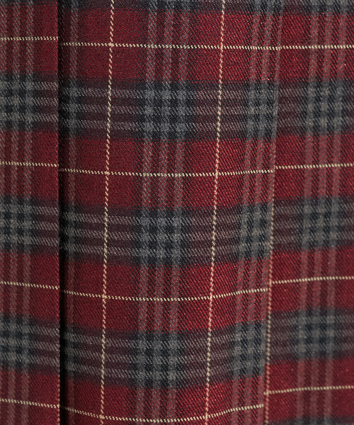 FREAK'S STORE(フリークスストア)の「チェック プリーツスカート(スカート・レディース・グリーン/ブラック/レッド/ワインレッド・フリ-)」の17枚目の写真