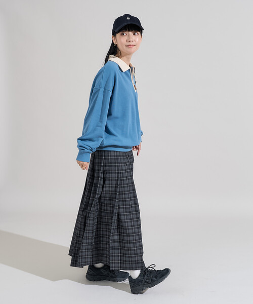 FREAK'S STORE(フリークスストア)の「チェック プリーツスカート(スカート・レディース・グリーン/ブラック/レッド/ワインレッド・フリ-)」の20枚目の写真