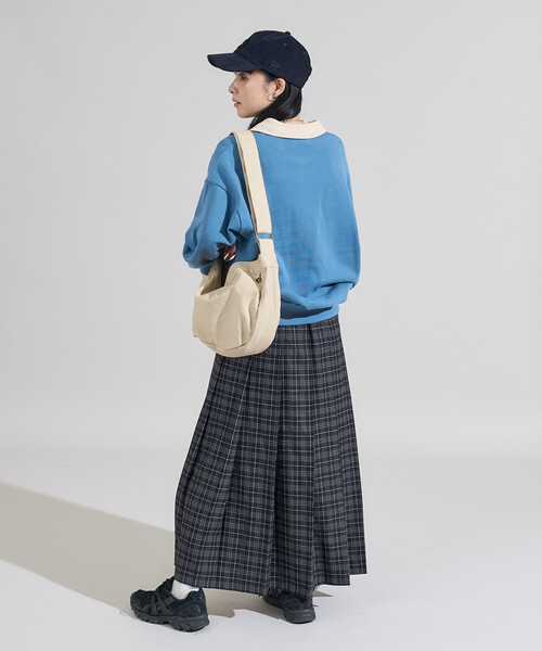 FREAK'S STORE(フリークスストア)の「チェック プリーツスカート(スカート・レディース・グリーン/ブラック/レッド/ワインレッド・フリ-)」の21枚目の写真