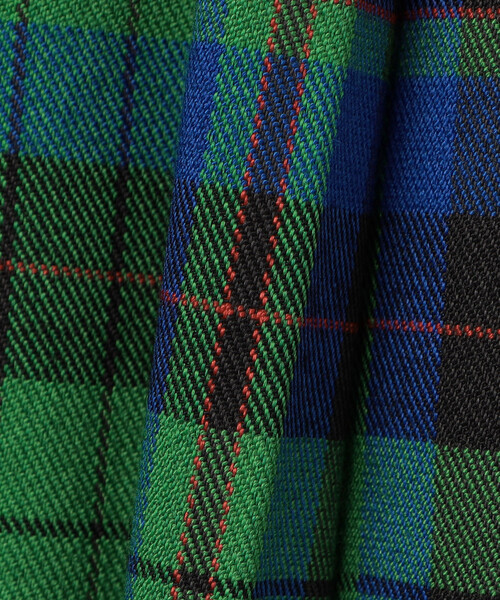 FREAK'S STORE(フリークスストア)の「チェック プリーツスカート(スカート・レディース・グリーン/ブラック/レッド/ワインレッド・フリ-)」の6枚目の写真