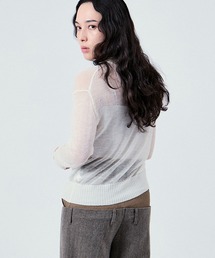 M TO R（ムウトアール）の「SHEER LONG SLEEVE KNIT UNISEX（ニット/セーター）」
