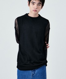 M TO R（ムウトアール）の「SHEER LONG SLEEVE KNIT UNISEX（ニット/セーター）」