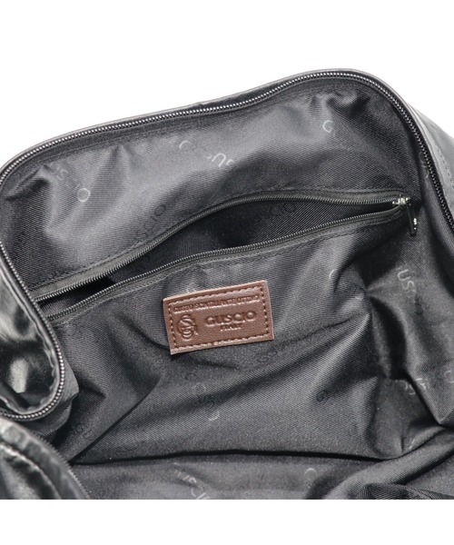 GUSCIO（グッシオ）の「【グッシオベーシック】バルーン型アンティーク風PUレザーショルダーバッグ（ショルダーバッグ・レディース・ブラック/カーキ/グレー/キャメル・FREE）」の8枚目の写真