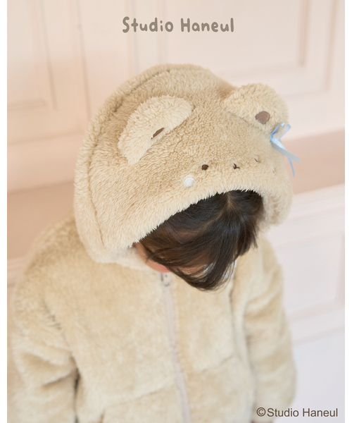 Lycee mine(리세마인)의 「【스튜디오 하늘】팜&타르트 모코모코 지퍼 파카(파커)」｜베이지