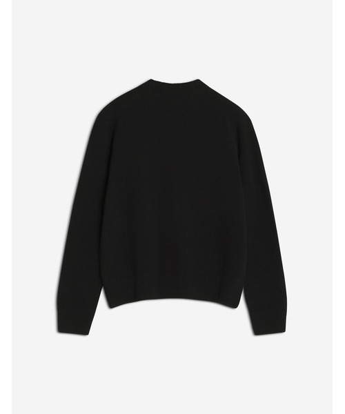 Maison Kitsune（メゾンキツネ）の「BABY FOX LAMBSWOOL BOXY CARDIGAN（カーディガン/ボレロ・レディース・ブラック/ピンク/ブラウン/ネイビー/ライトグレー・XS/M/L/S）」の7枚目の写真