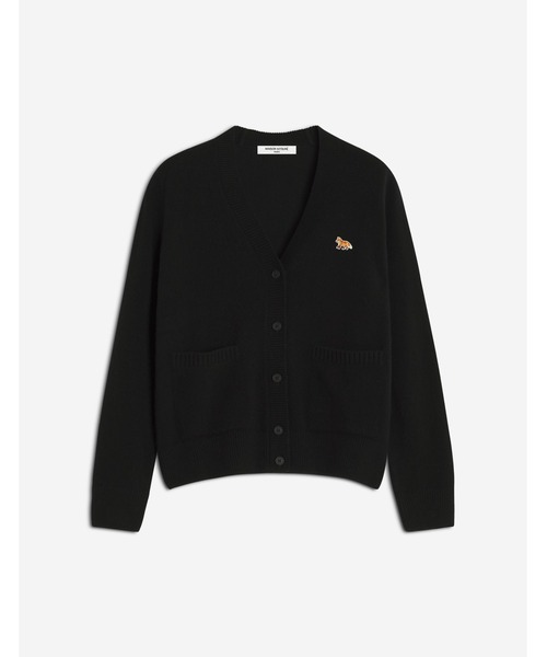 Maison Kitsune（メゾンキツネ）の「BABY FOX LAMBSWOOL BOXY CARDIGAN（カーディガン/ボレロ・レディース・ブラック/ピンク/ブラウン/ネイビー/ライトグレー・XS/M/L/S）」の17枚目の写真