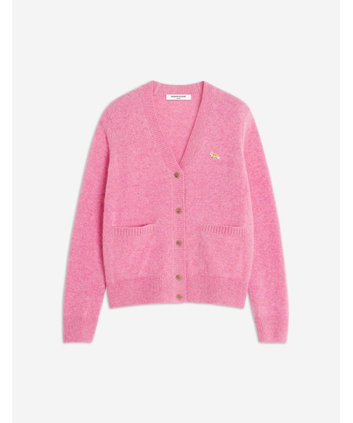 Maison Kitsune（メゾンキツネ）の「BABY FOX LAMBSWOOL BOXY CARDIGAN（カーディガン/ボレロ・レディース・ブラック/ピンク/ブラウン/ネイビー/ライトグレー・XS/M/L/S）」の11枚目の写真