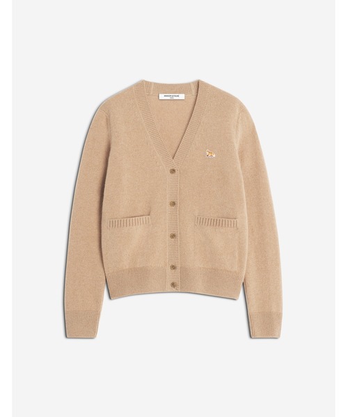 Maison Kitsune（メゾンキツネ）の「BABY FOX LAMBSWOOL BOXY CARDIGAN（カーディガン/ボレロ・レディース・ブラック/ピンク/ブラウン/ネイビー/ライトグレー・XS/M/L/S）」の18枚目の写真