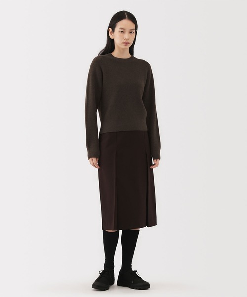 MUJI Labo — женская кружевная круглая накидка в натуральных тонах «Yaku»