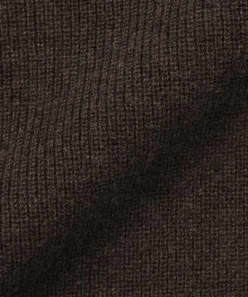 MUJI Labo（ムジラボ）の「〔MUJI Labo〕婦人　自然のまんまの色　ヤク畔編みクルーネックセーター（ニット/セーター・レディース・ダークブラウン・S/M/L）」の7枚目の写真