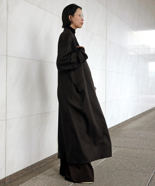 AP STUDIO(エーピーストゥディオ)の「チェスターリバーコート(その他アウター・レディース・チョコ・FREE)」の3枚目の写真