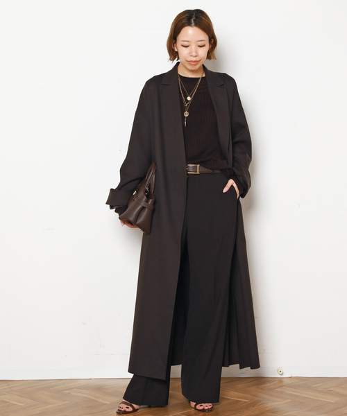 AP STUDIO(エーピーストゥディオ)の「チェスターリバーコート(その他アウター・レディース・チョコ・FREE)」の5枚目の写真