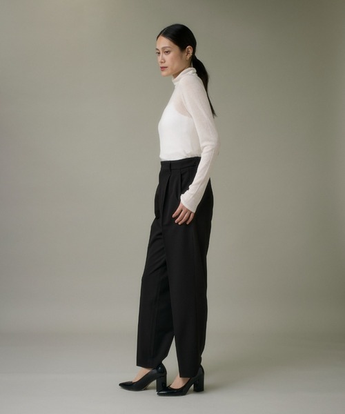 I.T.'S international(イッツインターナショナル)の「ハイネックニットプルオーバー《Melty air wool》(ニット/セーター・レディース・オフホワイト/ブラック/グレー/ピンク/ブルー・フリー)」の7枚目の写真