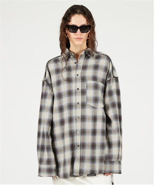 オーバーチェックシャツ / Overcheck Shirt（シャツ/ブラウス）｜PRANK