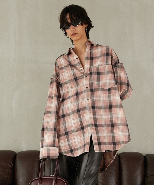 オーバーチェックシャツ / Overcheck Shirt（シャツ/ブラウス）｜PRANK