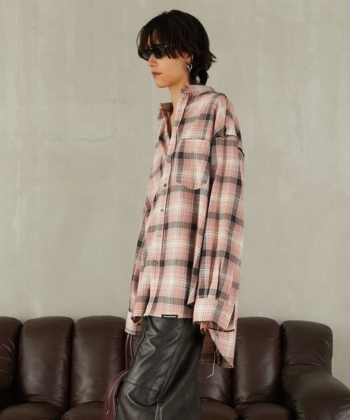 オーバーチェックシャツ / Overcheck Shirt（シャツ/ブラウス）｜PRANK