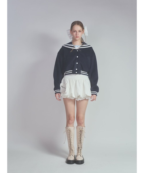 lillilly セーラースタジャン 2/15ま出品 Lillilly 水色 試着のみ