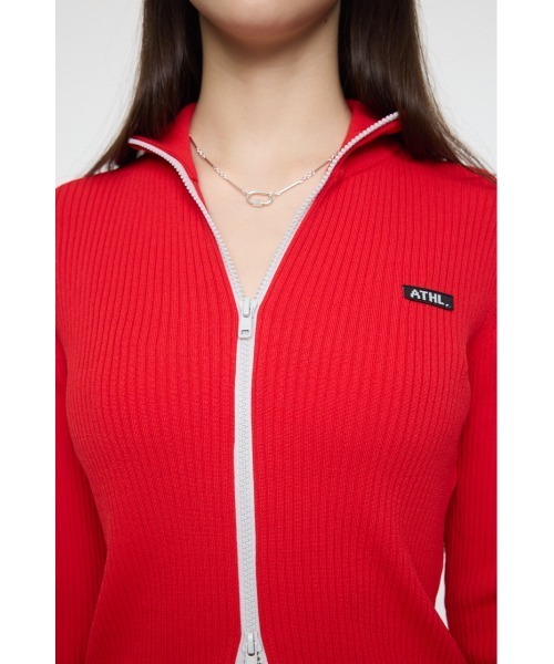 MOUSSY（マウジー）の「BI COLOR MIDDLE NECKトップス（パーカー・レディース・ネイビー/アイボリー/レッド・FREE）」の13枚目の写真