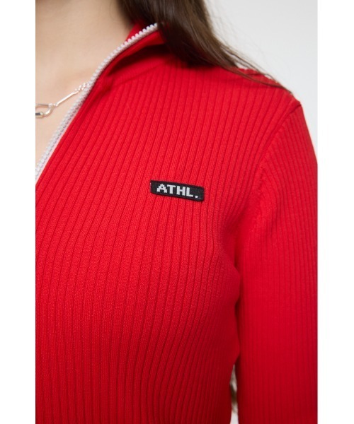 MOUSSY（マウジー）の「BI COLOR MIDDLE NECKトップス（パーカー・レディース・ネイビー/アイボリー/レッド・FREE）」の14枚目の写真