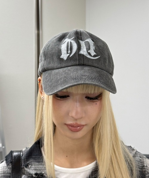 Figments（フィグメンツ）の「ヴィンテージロゴCAP（キャップ・レディース・ブルー/チャコールグレー・FREE）」の2枚目の写真