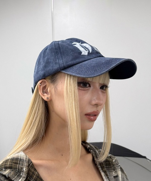 Figments（フィグメンツ）の「ヴィンテージロゴCAP（キャップ・レディース・ブルー/チャコールグレー・FREE）」の13枚目の写真