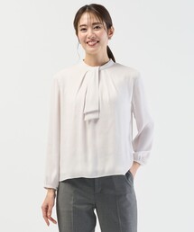 バックサテンジョーゼット カットソー