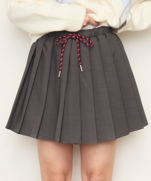 Nadana（ナダナ）の「プリーツミニスカート（スカート・レディース・チャコールグレー/ネイビー・FREE）」の11枚目の写真