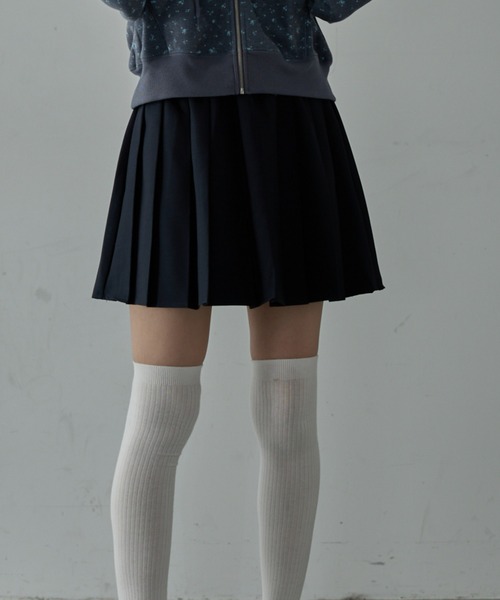 Nadana（ナダナ）の「プリーツミニスカート（スカート・レディース・チャコールグレー/ネイビー・FREE）」の15枚目の写真