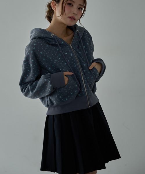 Nadana（ナダナ）の「プリーツミニスカート（スカート・レディース・チャコールグレー/ネイビー・FREE）」の16枚目の写真