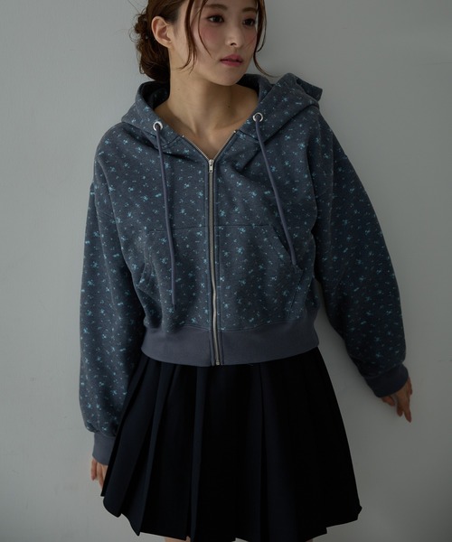 Nadana（ナダナ）の「プリーツミニスカート（スカート・レディース・チャコールグレー/ネイビー・FREE）」の19枚目の写真