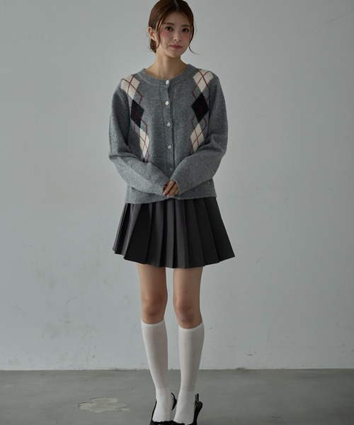 Nadana（ナダナ）の「プリーツミニスカート（スカート・レディース・チャコールグレー/ネイビー・FREE）」の20枚目の写真