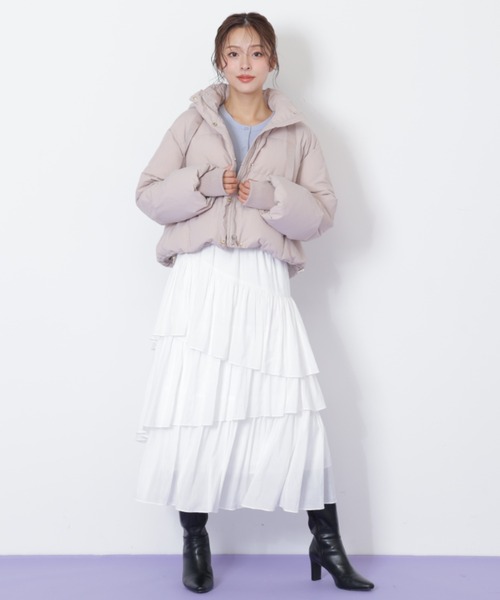 JILL by JILL STUART(ジルバイジルスチュアート)の「◇ランダムティアードスカート(スカート・レディース・ホワイト/ラベンダー/ピンク・FREE)」の10枚目の写真