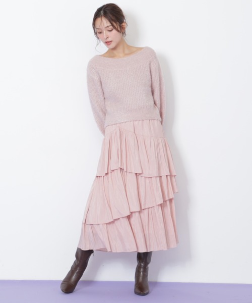 JILL by JILL STUART(ジルバイジルスチュアート)の「◇ランダムティアードスカート(スカート・レディース・ホワイト/ラベンダー/ピンク・FREE)」の19枚目の写真