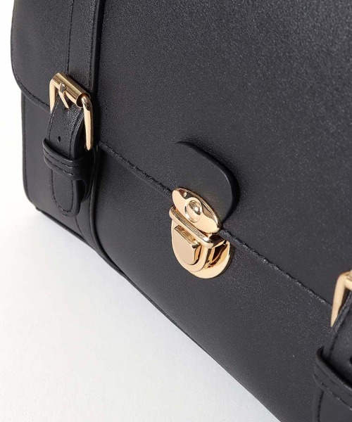 Bleu Bleuet(ブルーブルーエ)の「差し込み金具3Wayサッチェルバッグ(バックパック/リュック・レディース・ブラウン/ブラック・FREE)」の6枚目の写真