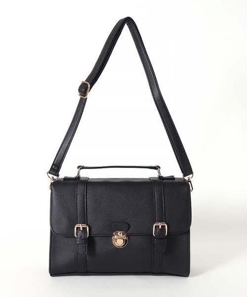 Bleu Bleuet(ブルーブルーエ)の「差し込み金具3Wayサッチェルバッグ(バックパック/リュック・レディース・ブラウン/ブラック・FREE)」の8枚目の写真