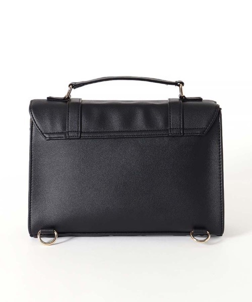 Bleu Bleuet(ブルーブルーエ)の「差し込み金具3Wayサッチェルバッグ(バックパック/リュック・レディース・ブラウン/ブラック・FREE)」の3枚目の写真