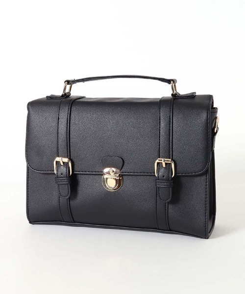 Bleu Bleuet(ブルーブルーエ)の「差し込み金具3Wayサッチェルバッグ(バックパック/リュック・レディース・ブラウン/ブラック・FREE)」の17枚目の写真