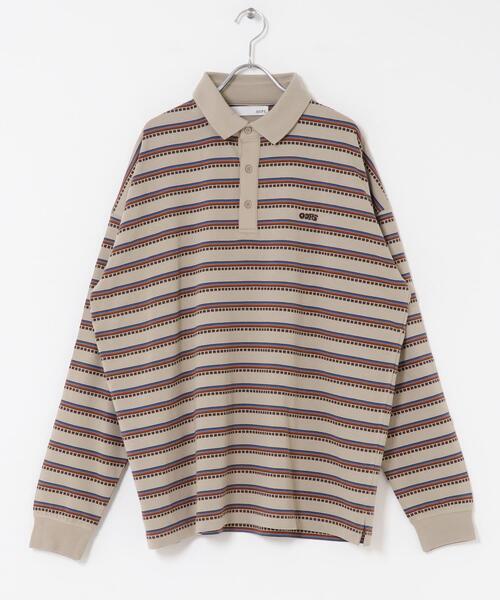 セール】OOPS レトロボーダーロングTシャツ（Tシャツ/カットソー