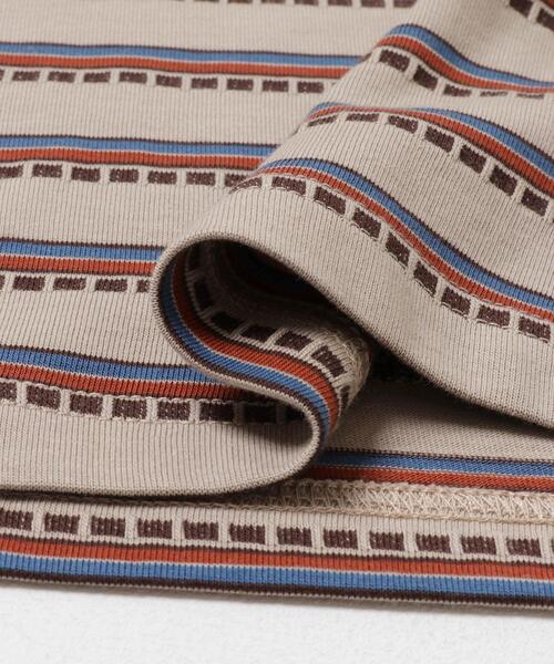 URBAN RESEARCH Sonny Label（アーバンリサーチサニーレーベル）の「OOPS　レトロボーダーロングTシャツ（Tシャツ/カットソー・メンズ・ネイビー/ライトベージュ・X-LARGE/LARGE/MEDIUM）」の14枚目の写真