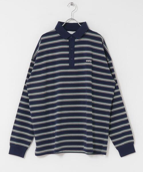 URBAN RESEARCH Sonny Label（アーバンリサーチサニーレーベル）の「OOPS　レトロボーダーロングTシャツ（Tシャツ/カットソー・メンズ・ネイビー/ライトベージュ・X-LARGE/LARGE/MEDIUM）」の18枚目の写真