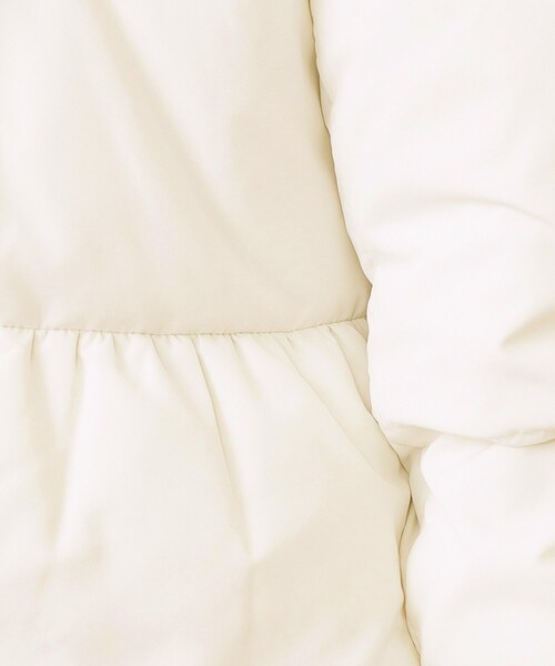 index(インデックス)の「KAWADAダウンペプラムショートコート【撥水/洗濯機OK/静電気防止裏地】(ダウンジャケット/コート・レディース・ナチュラル/アイボリー/ブラック系7/ネイビー・36/38/40/42)」の21枚目の写真
