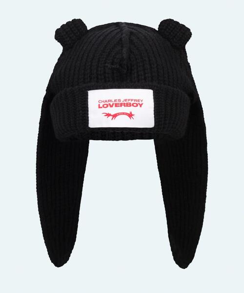帽子 CHARLES JEFFREY LOVERBOY Rabbit beanie Charles Jeffrey LOVERBOY/チャールズジェフリーラバーボーイ/CHUNKY