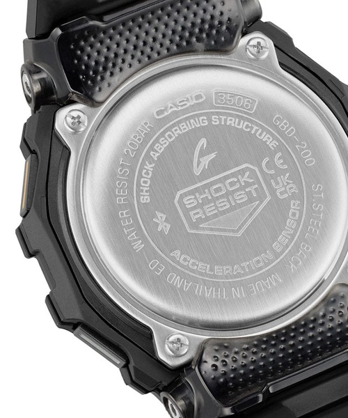G-SHOCK（ジーショック）の「G-SHOCK/ジーショック 腕時計 G-SQUAD GBD-200-1A1JF（デジタル腕時計・メンズ・ブラック・FREE）」の6枚目の写真