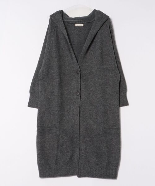 セール】フード付きロングカーディガン（カーディガン/ボレロ