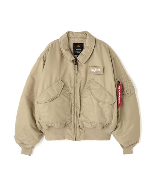 Alpha Industries(アルファインダストリーズ)の「Alpha Industries/アルファインダストリーズ/ALPHA CWU 45P FLIGHT JACKET/シーダブルユー 45P フライトジャケット(ミリタリージャケット・メンズ・グレー系その他3/ネイビー/その他10/ブラック/ブルー系その他3/カーキ・L/M/S/XL/2XL)」の4枚目の写真