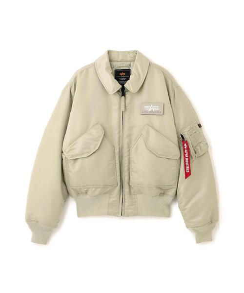 Alpha Industries(アルファインダストリーズ)の「Alpha Industries/アルファインダストリーズ/ALPHA CWU 45P FLIGHT JACKET/シーダブルユー 45P フライトジャケット(ミリタリージャケット・メンズ・グレー系その他3/ネイビー/その他10/ブラック/ブルー系その他3/カーキ・L/M/S/XL/2XL)」の3枚目の写真