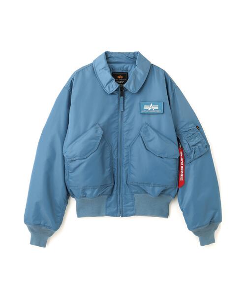Alpha Industries(アルファインダストリーズ)の「Alpha Industries/アルファインダストリーズ/ALPHA CWU 45P FLIGHT JACKET/シーダブルユー 45P フライトジャケット(ミリタリージャケット・メンズ・グレー系その他3/ネイビー/その他10/ブラック/ブルー系その他3/カーキ・L/M/S/XL/2XL)」の5枚目の写真