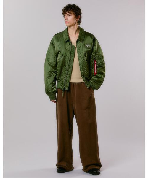 ALPHA CWU-45P フライトジャケット　カーキ　グリーン Alpha Industries/アルファインダストリーズ/ALPHA CWU 45P FLIGHT