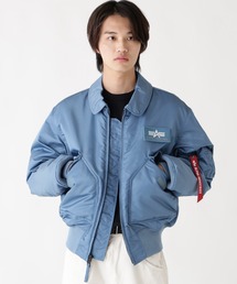 アルファ CWU-45P ネイビー Alpha Navy CWU-45P Flight Jacket- US Wings, Inc.