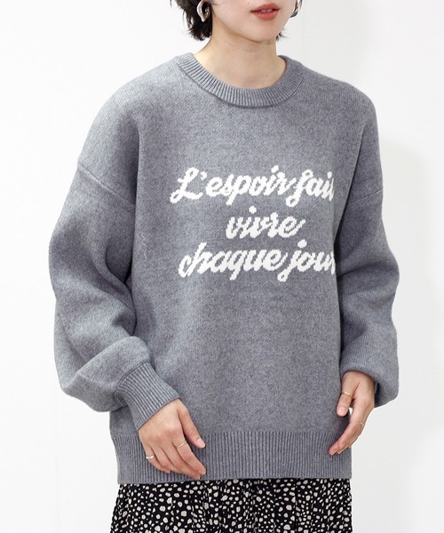 セール】ロゴジャガードニット（ニット/セーター）｜Fizz（フィズ）の